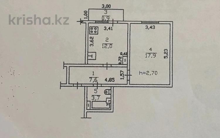 1-комнатная квартира · 42 м² · 5 этаж, мкр Айнабулак-2 — Жумабаева за 26.5 млн ₸ в Алматы, Жетысуский р-н — фото 16