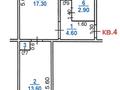 2-бөлмелі пәтер · 44.8 м² · 1/5 қабат, Салтанат ш/а., бағасы: ~ 14.1 млн ₸ в Таразе, мкр Салтанат — фото 4
