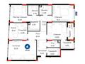 4-бөлмелі пәтер · 128.38 м² · 2/9 қабат, Сагадат Нурмагамбетов 15, 16, бағасы: ~ 90.9 млн ₸ в Астане, Сарайшык р-н — фото 3