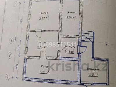 Отдельный дом · 3 комнаты · 58.5 м² · 7 сот., Канай би 48 за 15 млн 〒 в Кокшетау