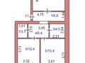 2-комнатная квартира · 72.5 м² · 1/5 этаж, Вернадского 72Б — Вернадского/Джандильдинова за 25.5 млн ₸ в Кокшетау — фото 10