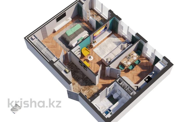 2-комнатная квартира · 57 м² · 2/9 этаж, Каныша Сатпаева за ~ 23.4 млн ₸ в Усть-Каменогорске — фото 7