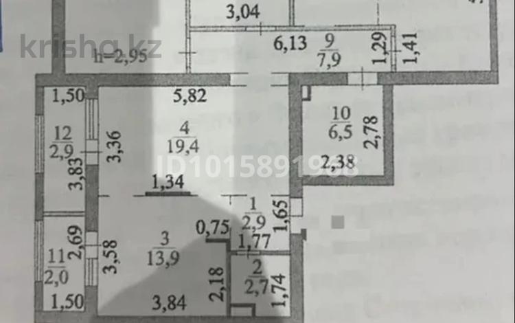4-комнатная квартира · 126 м² · 6/6 этаж, Алихан Бокейхан за 95 млн ₸ в Астане, Есильский р-н — фото 2