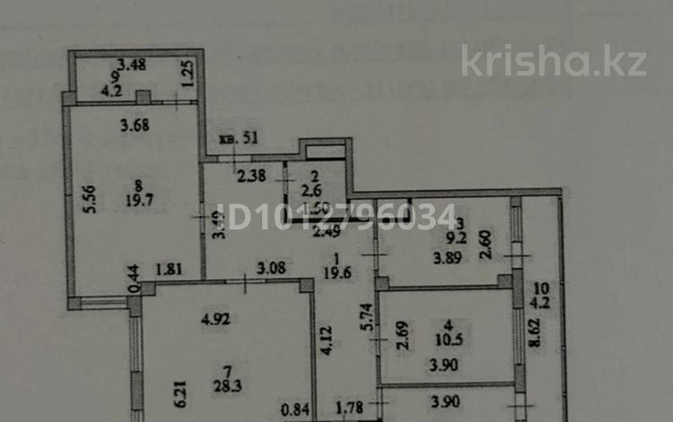 4-комнатная квартира · 114 м² · 11/13 этаж, Нарикбаева 4 — Мухамедханова/нарикбаева за 50 млн ₸ в Астане, Нура р-н — фото 2