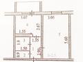 1-комнатная квартира, 33 м², 3/5 этаж, хименко 12 — центр 20го мкрн за 11 млн 〒 в Петропавловске