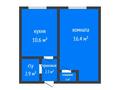1-бөлмелі пәтер · 33.4 м² · 6/6 қабат, абая 33\1, бағасы: 11.1 млн ₸ в Костанае — фото 3