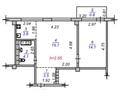 2-комнатная квартира · 46 м² · 1/4 этаж, мкр Алтай-1 22 за 25.7 млн ₸ в Алматы, Турксибский р-н — фото 2