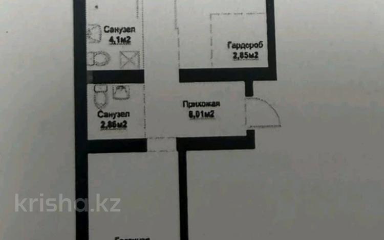 2-бөлмелі пәтер · 69 м² · 3/5 қабат, Е 669 25 стр, бағасы: 25 млн ₸ в Астане — фото 2