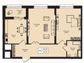 2-бөлмелі пәтер · 68 м² · 10/14 қабат, Кошкарбаева 1/6 — ЭЛИТ класс!!!, бағасы: 60.5 млн ₸ в Астане