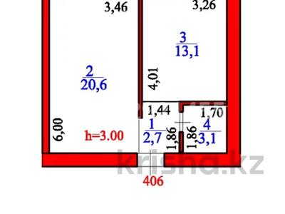 1-бөлмелі пәтер · 41.3 м² · 7/12 қабат, Жумекен Нажимеденов 38, бағасы: 23.5 млн ₸ в Астане, Сарайшык р-н
