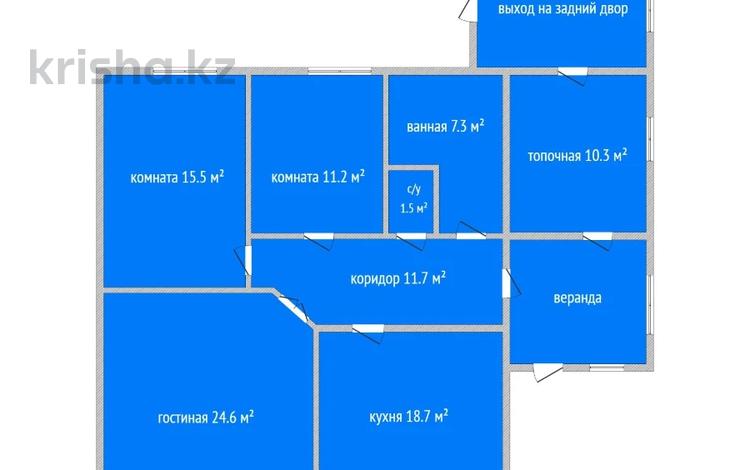 Отдельный дом · 3 комнаты · 100 м² · 6 сот., Молодежная 50 за 35 млн ₸ в Затобольске (Тобыле) — фото 3