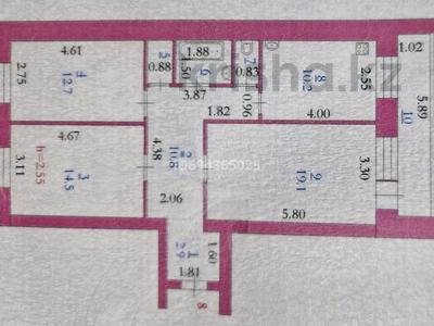 3-комнатная квартира, 80 м², 2/9 этаж, мкр Болашак — супермаркет Дина и Сапа за 27 млн 〒 в Актобе, мкр Болашак