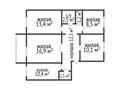 4-комнатная квартира, 77.9 м², 1/5 этаж, Восточная улица 1 за 22 млн 〒 в Рудном — фото 11