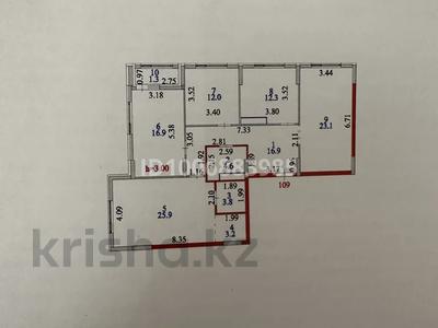 4-бөлмелі пәтер · 120 м² · 15/15 қабат, Тауелсиздик 23/1, бағасы: 93.5 млн ₸ в Астане, Алматы р-н