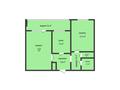 2-бөлмелі пәтер · 51.6 м² · 4/9 қабат, Темирбаева 14, бағасы: 23.9 млн ₸ в Костанае — фото 14
