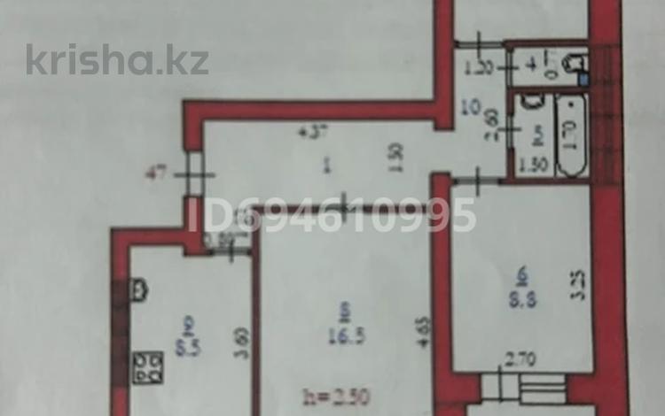 3-комнатная квартира, 60 м², 6/6 этаж, Джангельдина 167 — Нокина за 14 млн 〒 в Актобе, мкр. Курмыш — фото 2