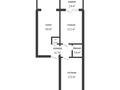 2-комнатная квартира, 55.8 м², 3/5 этаж, мкр Север за 24.5 млн 〒 в Шымкенте, Енбекшинский р-н — фото 17