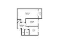 2-бөлмелі пәтер · 44 м² · 5/5 қабат, Баймагамбетова 162, бағасы: 18.9 млн ₸ в Костанае — фото 2
