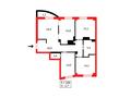 4-бөлмелі пәтер · 107.6 м² · 12/14 қабат, Сарайшык — БЕЗ КОМИССИИ ДЛЯ ПОКУПАТЕЛЯ, бағасы: 65 млн ₸ в Астане, Есильский р-н — фото 3