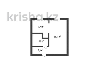 1-комнатная квартира · 30 м² · 1/5 этаж, Гагарина 83 за 12.8 млн 〒 в Павлодаре
