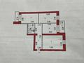 3-бөлмелі пәтер · 83.1 м² · 4/9 қабат, Мустафина 13, бағасы: 37 млн ₸ в Астане, Алматы р-н — фото 12