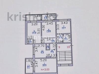 4-комнатная квартира · 99.7 м² · 5/5 этаж, Шашубая Кошкарбаева — Рядом с Техникум и ТЦ Ақсоран за 39 млн ₸ в Балхаше