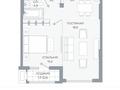 2-комнатная квартира · 55 м² · 2/3 этаж, Кенесары хана 43/7 за ~ 65.4 млн ₸ в Алматы, Наурызбайский р-н