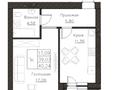 1-бөлмелі пәтер · 40.5 м² · 8/9 қабат, Шамши Калдаяков 51, бағасы: 22.5 млн ₸ в Астане, Сарайшык р-н — фото 5