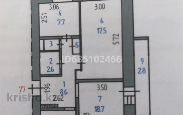 3-комнатная квартира, 68 м², 4/5 этаж, 5 17 за 15 млн 〒 в Лисаковске — фото 2