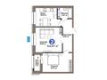 2-бөлмелі пәтер · 64.47 м², Турар Рыскулов 18/5, бағасы: ~ 54.2 млн ₸ в Астане, Есильский р-н — фото 3