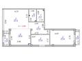 3-комнатная квартира · 114.9 м² · 2/9 этаж, Достык 10 за 52 млн ₸ в Астане, Есильский р-н