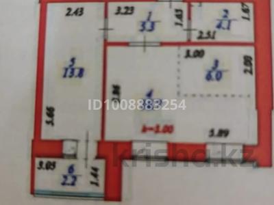 2-бөлмелі пәтер · 48.1 м² · 3/12 қабат, Чингиз Айтматов 65, бағасы: 22.5 млн ₸ в Астане, Нура р-н