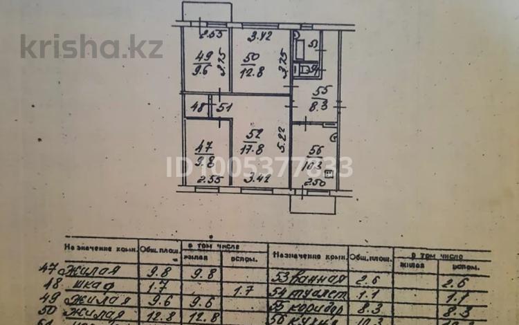 4-бөлмелі пәтер · 80 м² · 5/5 қабат, Тургут Озала 63 — Толе би, бағасы: 47 млн ₸ в Алматы, Алмалинский р-н — фото 2