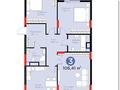 3-бөлмелі пәтер · 107 м² · 6/9 қабат, Турар Рыскулов 18 — турар рыскулова, бағасы: 80 млн ₸ в Астане, Есильский р-н