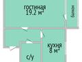 1-бөлмелі пәтер, 36.5 м², 1/5 қабат, Юбилейный 18, бағасы: 13.8 млн 〒 в Костанае — фото 2