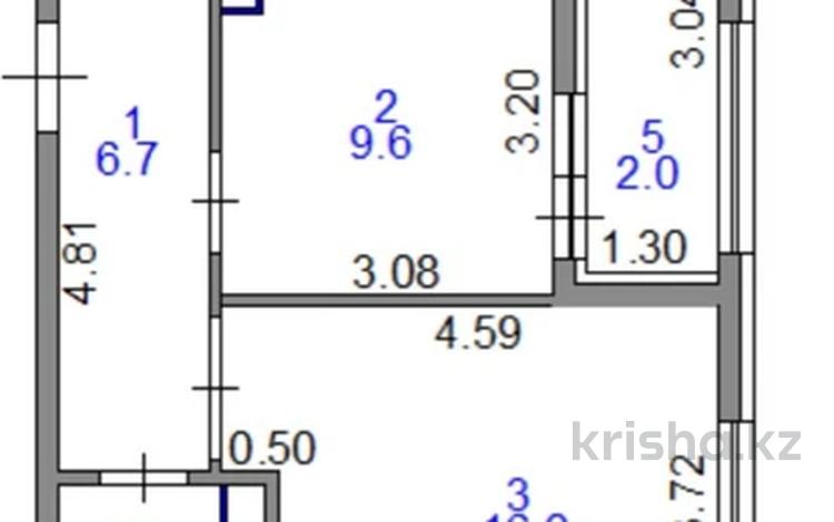2-комнатная квартира · 38.1 м² · 3/9 этаж, Шаймерден Косшыгулулы 27/1 — Срочно только за наличку!Окна во двор за ~ 20.7 млн ₸ в Астане, Сарыарка р-н — фото 2