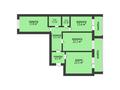 3-бөлмелі пәтер · 110 м² · 1/9 қабат, Микрорайон Береке, бағасы: 49 млн ₸ в Костанае — фото 16
