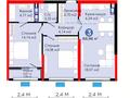 2-комнатная квартира · 70 м² · 12/12 этаж, мкр Акжар, Белжайлау — Видовая квартира за 47 млн ₸ в Алматы, Наурызбайский р-н