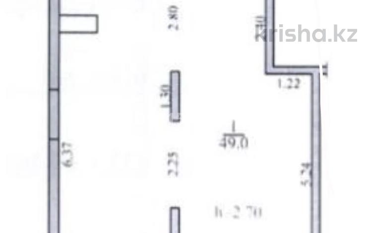 2-комнатная квартира · 49.2 м² · 11/17 этаж, Утепова 31 — Вид на аллею за 35 млн ₸ в Алматы, Бостандыкский р-н — фото 2