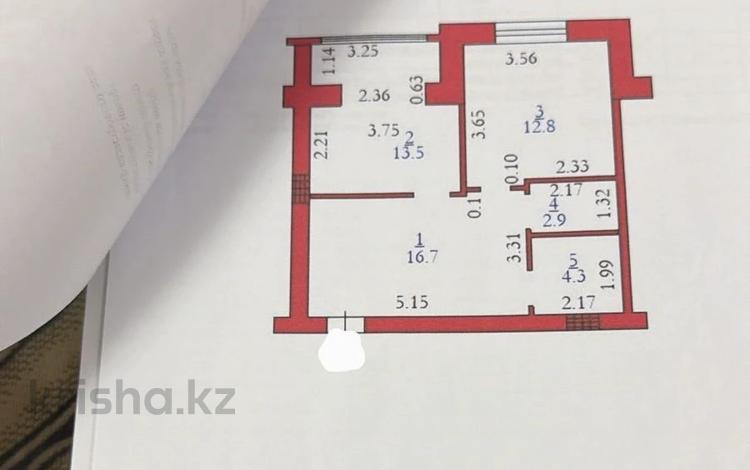 1-бөлмелі пәтер · 50.5 м² · 2/5 қабат, мкр. Алтын орда, бағасы: 17.5 млн ₸ в Актобе — фото 2