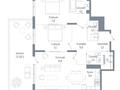 3-комнатная квартира · 100.1 м² · 2/3 этаж, Мкр. Мирас — БЕЗ КОМИССИИ за 176.5 млн ₸ в Алматы