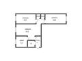 3-комнатная квартира · 56.6 м² · 1/5 этаж, Кобыланды Батыра за 18.5 млн ₸ в Костанае — фото 8