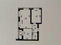 2-бөлмелі пәтер · 62.4 м² · 3/9 қабат, Максут Нарикбаев 14, бағасы: 55.5 млн ₸ в Астане, Нура р-н — фото 18