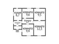 Отдельный дом · 3 комнаты · 85.2 м² · 6 сот., Победы за 30 млн ₸ в Костанае — фото 36