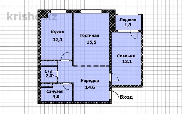 2-комнатная квартира, 63 м², 13/16 этаж, Кошкарбаева 42 за 22.3 млн 〒 в Астане, Алматы р-н — фото 6