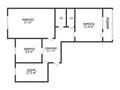 3-комнатная квартира · 66 м² · 1/5 этаж, 8-й микрорайон, Карбышева за 28.3 млн ₸ в Костанае — фото 9