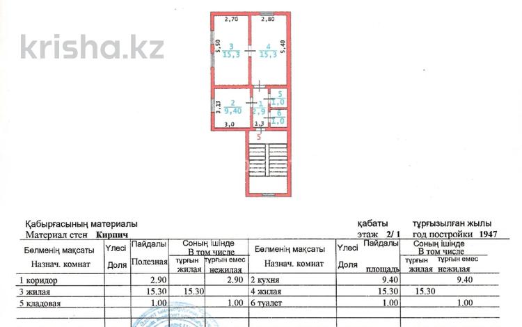2-комнатная квартира · 44.9 м² · 2/2 этаж, Нуртаса Ондасынова 11 за ~ 16.6 млн ₸ в Атырау, мкр Жилгородок — фото 2