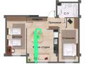 2-комнатная квартира · 58 м² · 2/3 этаж, мкр Теректы, Теректі ш/а. — Жк теректы парк за 33 млн ₸ в Алматы, Алатауский р-н — фото 4