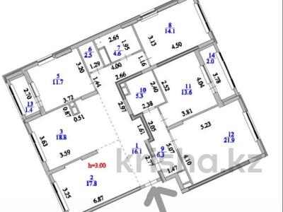 5-бөлмелі пәтер · 135 м² · 3/17 қабат, Бухар Жырау 33, бағасы: 93.7 млн ₸ в Астане, Есильский р-н