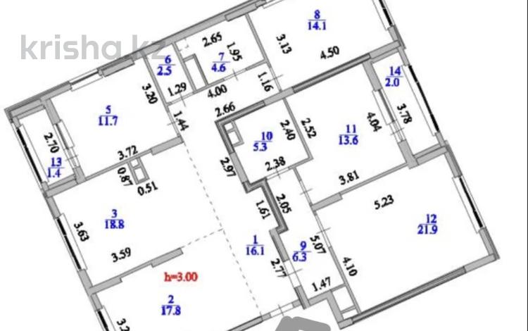 5-бөлмелі пәтер · 135 м² · 3/17 қабат, Бухар Жырау 33, бағасы: 93.7 млн ₸ в Астане, Есильский р-н — фото 11